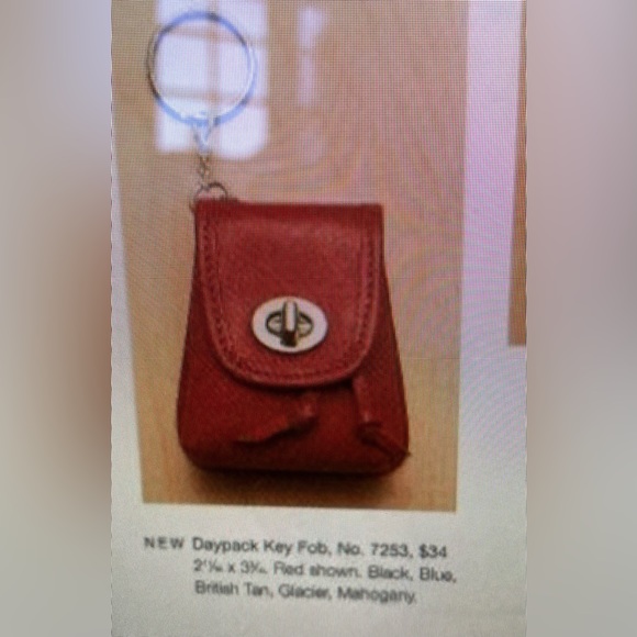 Vintage coach mini daypack key fob / keychain 7253 AIRPOD HOLDER - Picture 6 of 9